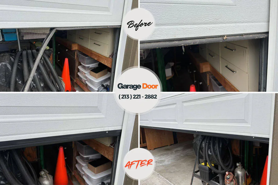 Before and after: garage door repair near me Wyoming